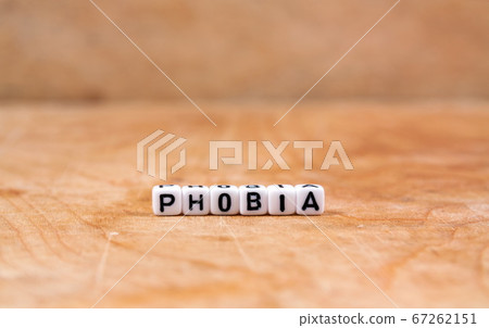 cube words on the wooden table 67262151