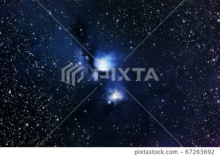 Blue space nebula.Background texture. Elements of Blue space nebula.Background texture. Elements of 67263692