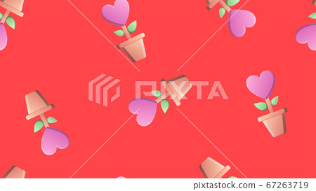 Endless seamless pattern of beautiful festive love Endless seamless pattern of beautiful festive love 67263719