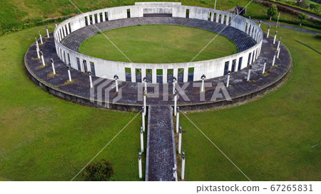 Aerial view of Onijo Park "Oni no Hiroba" 67265831