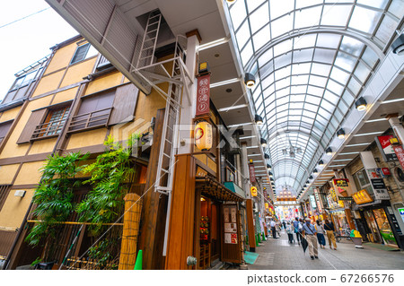 Tokyo cityscape in Japan, overlooking Kannon street in Asakusa, Tokyo = July 5 Tokyo cityscape in Japan, overlooking Kannon street in Asakusa, Tokyo = July 5 67266576