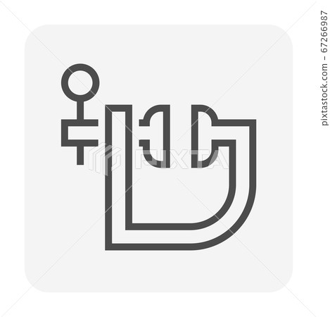 steel clamp icon steel clamp icon 67266987