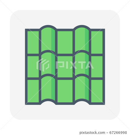 roofing material icon - Stock Illustration [67266998] - PIXTA