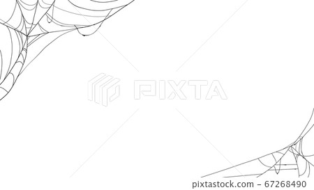 Spooky cobweb frame 67268490