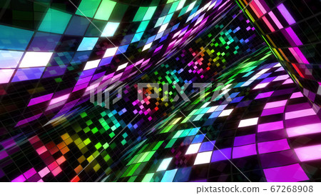 迪斯科舞蹈地板牆牆方形面板抽象3d圖背景背景 迪斯科舞蹈地板牆牆方形面板抽象3d圖背景背景 67268908