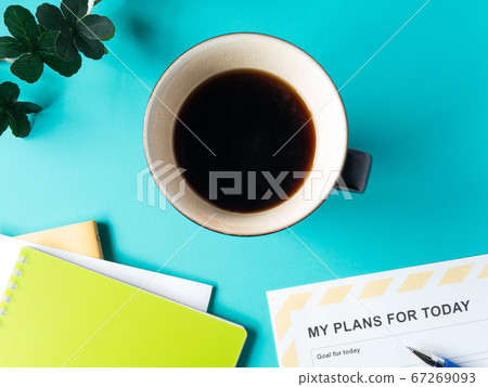 Planning your day with coffee Planning your day with coffee 67269093