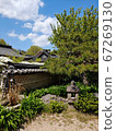 Korean meaning, Korean landscape, Hanok, Korean image, Hanok landscape, Hanok image, tile house, stone wall, jar, Jangdok, traditional architecture 67269130