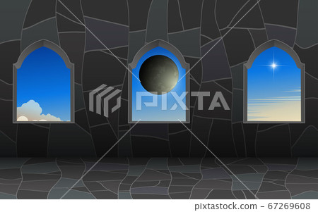 view of window in mosque in the morning view of window in mosque in the morning 67269608