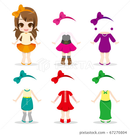 vector, vectors, girl - Stock Illustration [67270804] - PIXTA