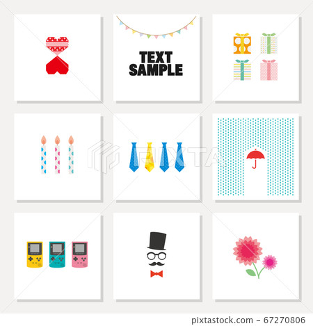 Party Card/Message Card Set Party Card/Message Card Set 67270806