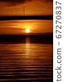Bridge and sunset 67270837
