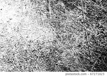 Grunge Black and White Distress Texture . Scratch 67271823
