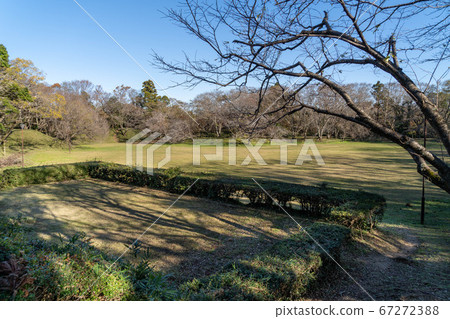 View from the main castle tower of Sakura Castle Ruins 67272388