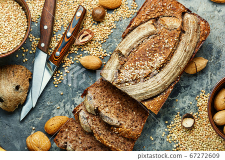 Homemade banana bread. Homemade banana bread. 67272609