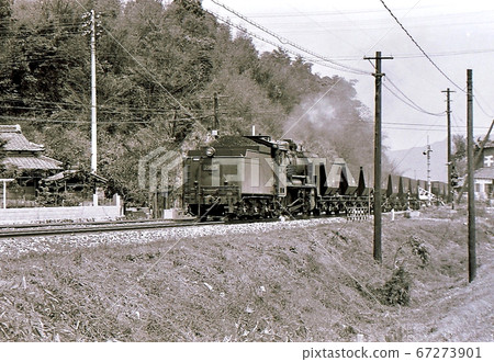 1968 9600 Towed Coal Train, Kyushu Chikuho Main Line 67273901