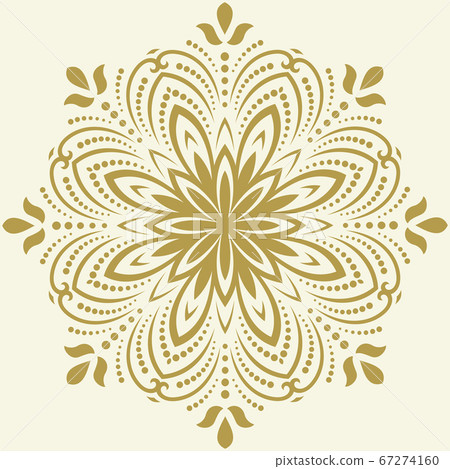 Oriental Abstract Vector Pattern 67274160