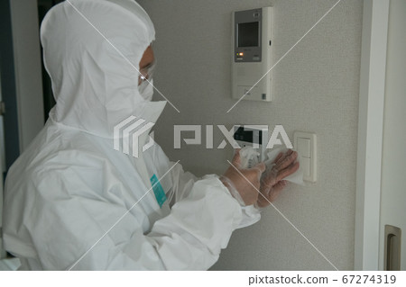 Men in protective clothing Men in protective clothing 67274319