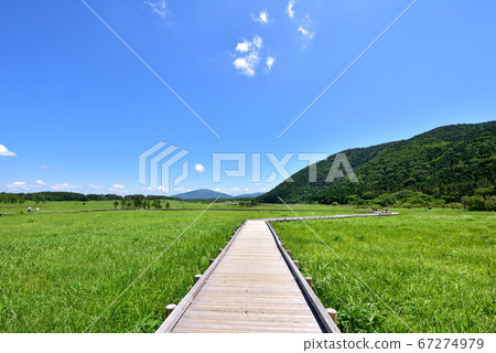 田原靜原自然研究路九州町ja原風光,夏天色的九十九山脈 田原靜原自然研究路九州町ja原風光,夏天色的九十九山脈 67274979