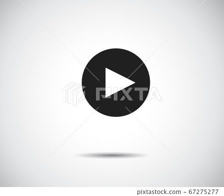 play button icon, flat logo app vector play button icon, flat logo app vector 67275277