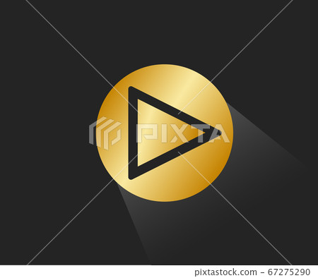 play button icon, flat logo app vector play button icon, flat logo app vector 67275290