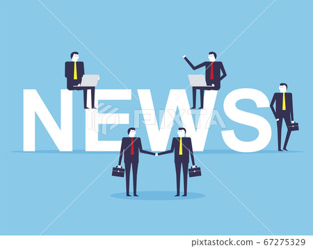 Business people working together using laptop 67275329