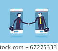 Business people handshake after successful 67275333