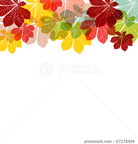 Abstract Autumn Leaves on white Background. Vector Abstract Autumn Leaves on white Background. Vector 67278984