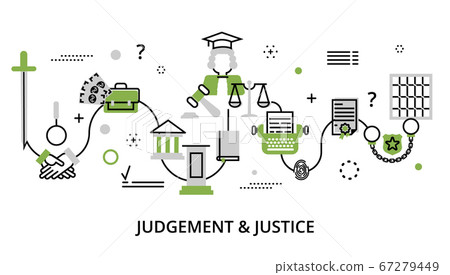 Greenery concept of judgment process 67279449