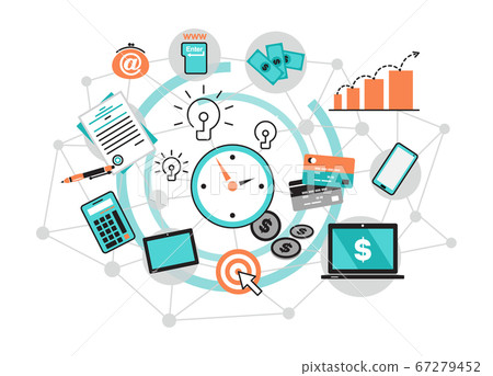 Infographic concept of online business Infographic concept of online business 67279452