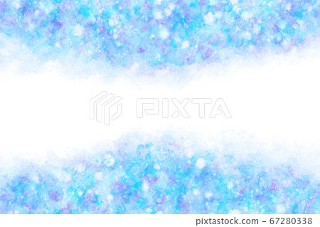 Sky clouds blue summer watercolor background 67280338