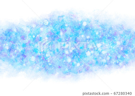 Sky clouds blue summer watercolor background 67280340