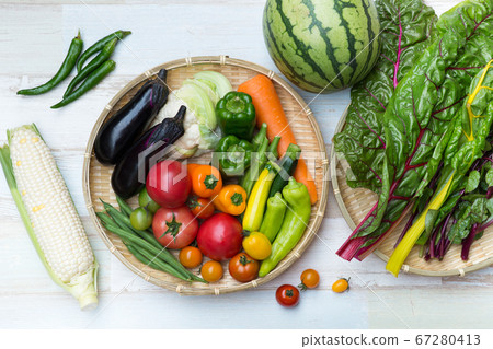 各種夏季蔬菜 67280413