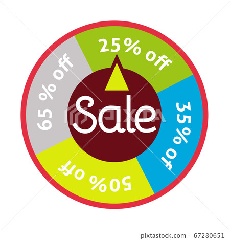 Sale label, flat vector illustration Sale label, flat vector illustration 67280651