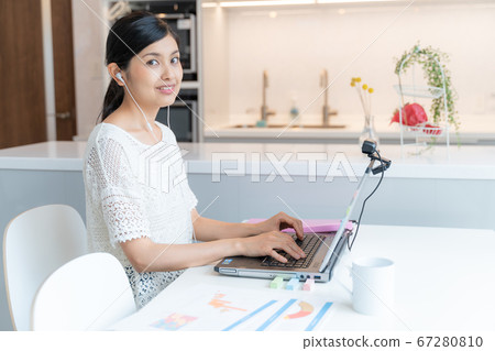 Web conferencing using a webcam Web conferencing using a webcam 67280810