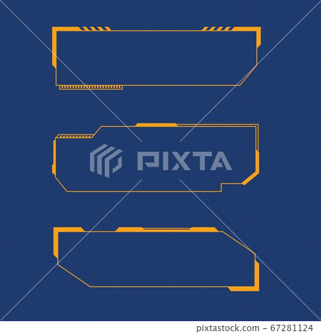 Futuristic user interface illustration Futuristic user interface illustration 67281124