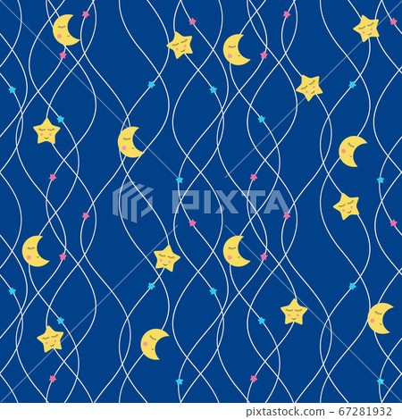 Abstract Night Seamless Pattern Background with Abstract Night Seamless Pattern Background with 67281932