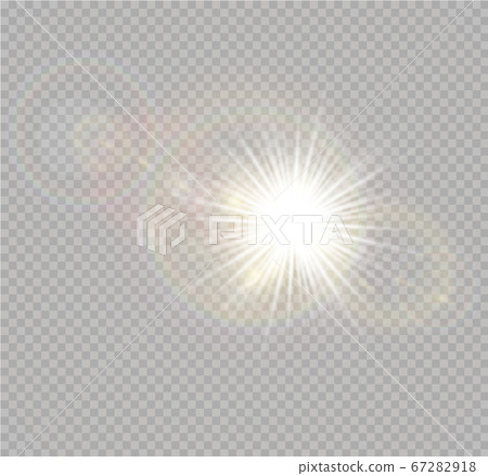 Sun lens flash. - Stock Illustration [67282918] - PIXTA