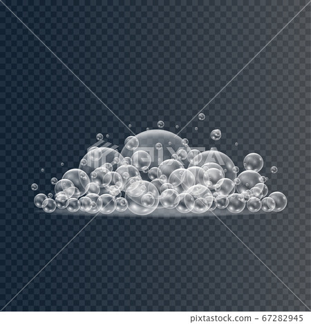Realistic soap bubbles. Realistic soap bubbles. 67282945