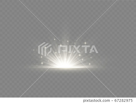 White sun rays. White sun rays. 67282975
