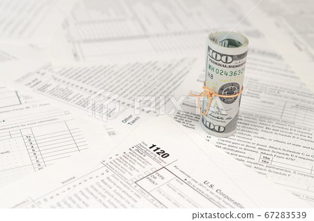 1120 U.S. Corporation income tax return form with 67283539