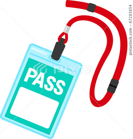 Admission pass with strap 67283854