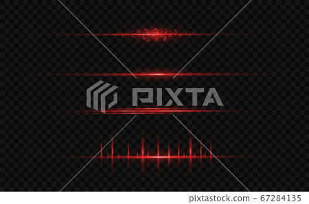 Red horizontal line.-插圖素材 [67284135] - PIXTA圖庫
