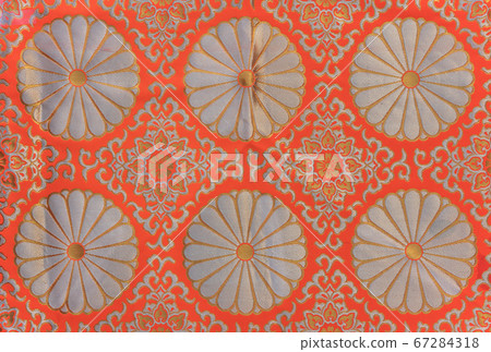 Synthetic fiber silver chrysanthemum flower cloth background texture 67284318