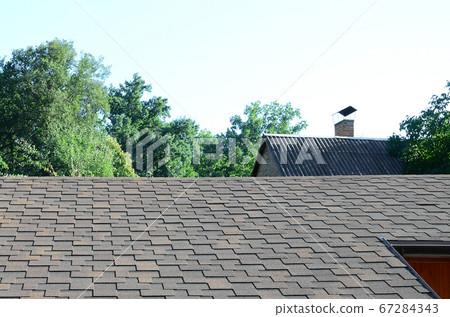 Modern roofing and decoration of chimneys. Modern roofing and decoration of chimneys. 67284343