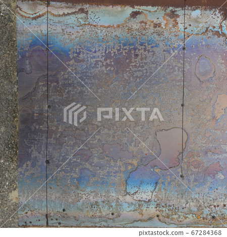 Abstract corrosion texture on the copper plated Abstract corrosion texture on the copper plated 67284368