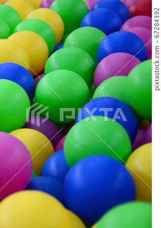 Swimming pool for fun and jumping in colored Swimming pool for fun and jumping in colored 67284392