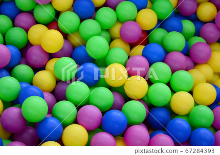 Swimming pool for fun and jumping in colored Swimming pool for fun and jumping in colored 67284393
