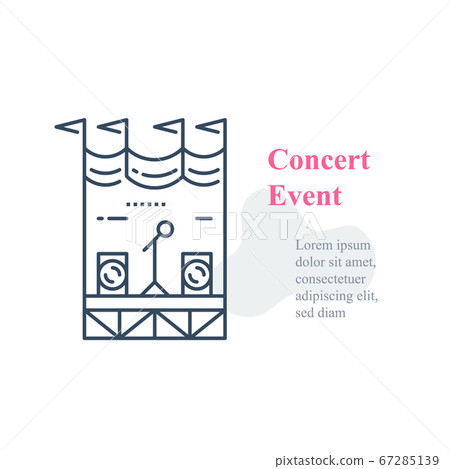Concert stage, public event organizing, local Concert stage, public event organizing, local 67285139