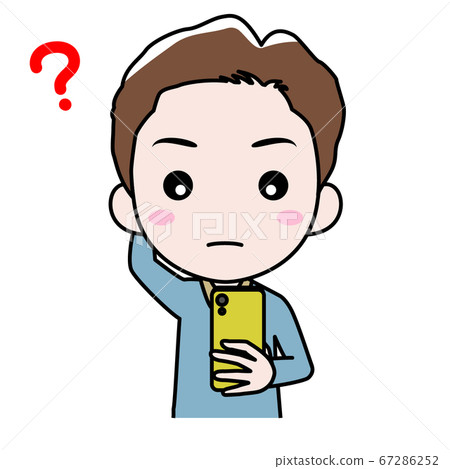 一個在看智能手機時想知道的人 一個在看智能手機時想知道的人 67286252