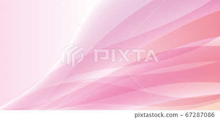 Smooth curve abstract background pink 67287086